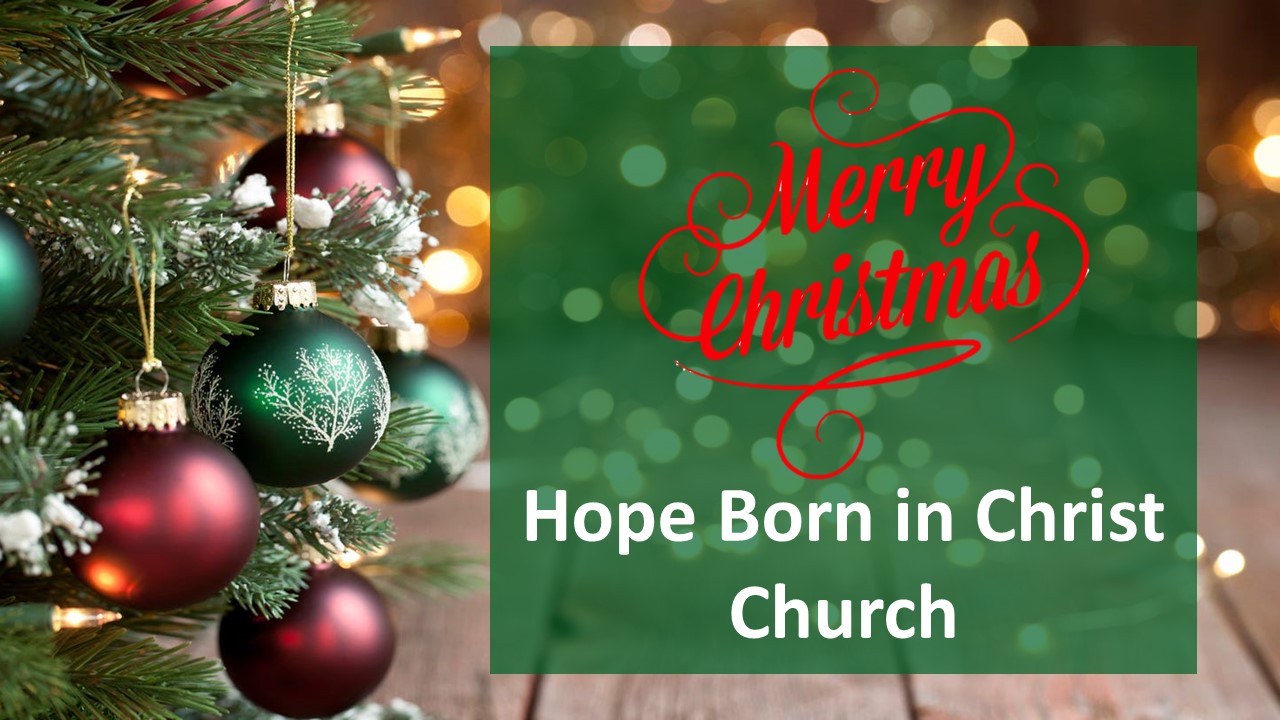 Christmas Eve An Advent of Anticipation Hope Born In Christ Church